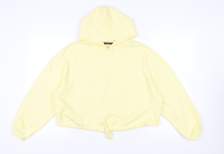Marks and Spencer Women's Yellow Pullover Hoodie Size 8