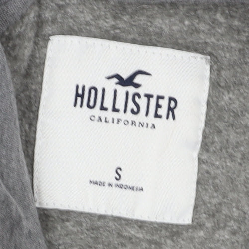 Hollister Grey Hoodie, Unisex, Small, Pullover Style