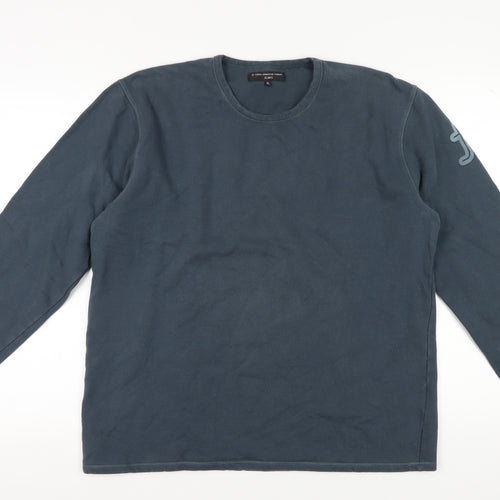 French Connection Men's Blue XL Pullover Sweatshirt