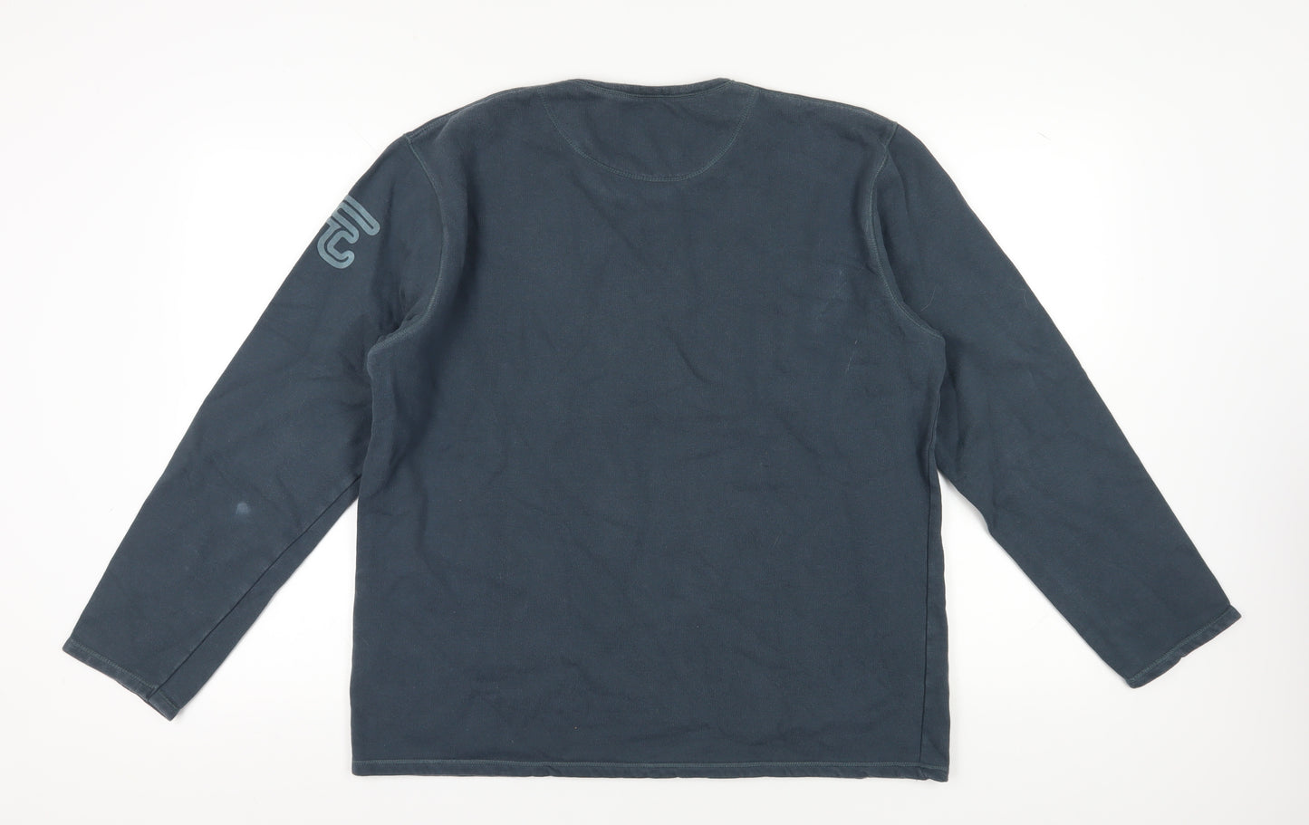 French Connection Men's Blue XL Pullover Sweatshirt