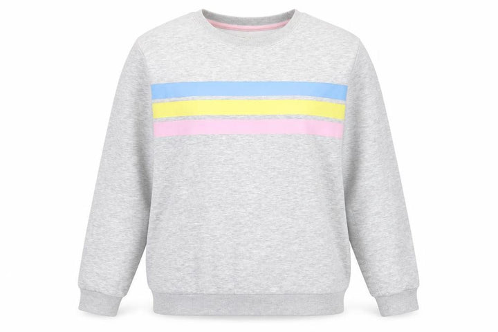 Mountain Warehouse Grey Striped Sweatshirt Unisex Adult Size 16
