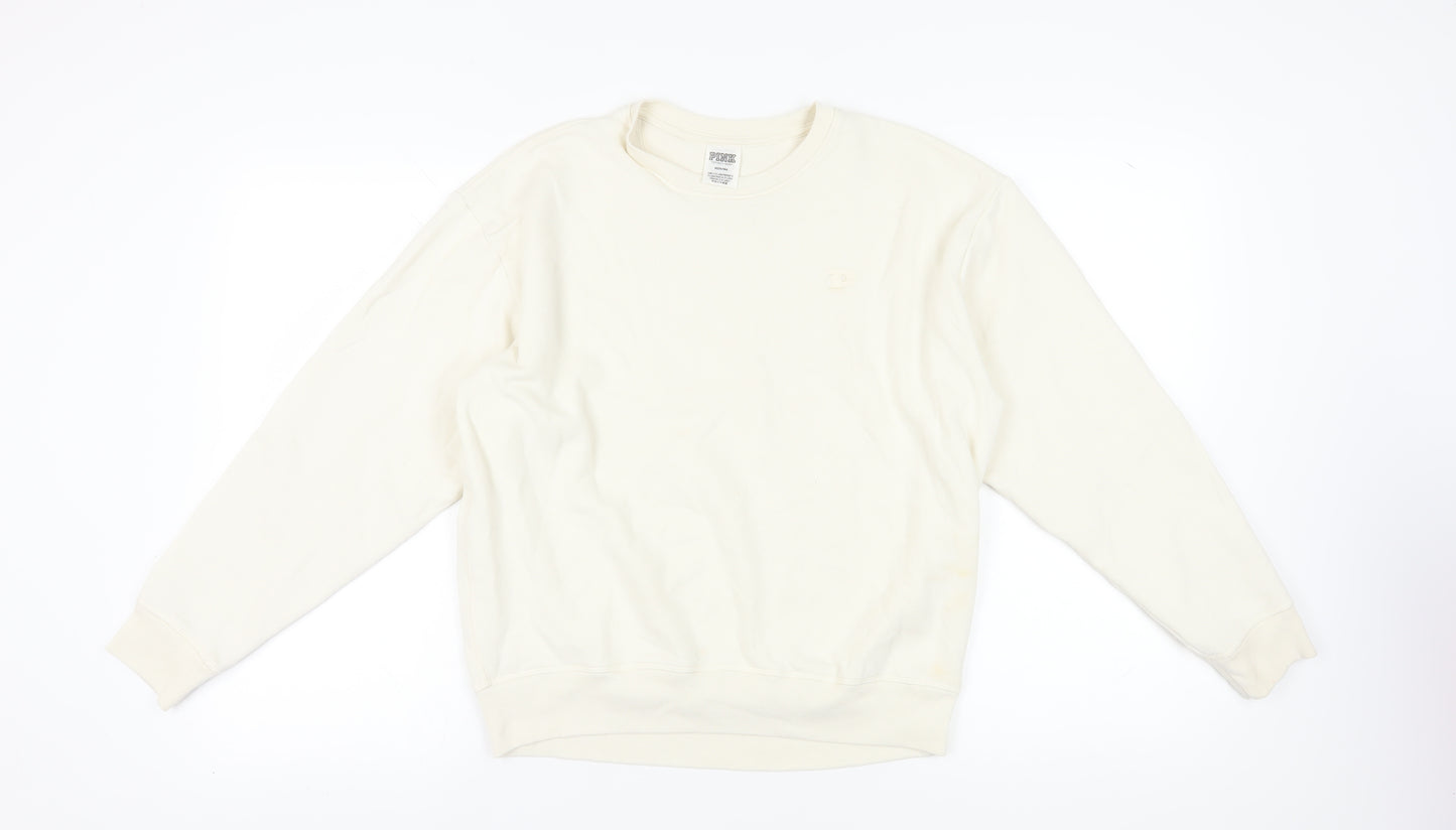 Victoria's Secret Beige Pullover Sweatshirt Size M