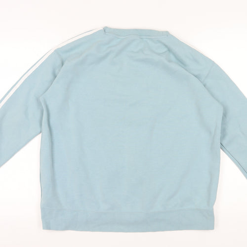 Adidas Women's Blue Crew Neck Sweatshirt Size 12