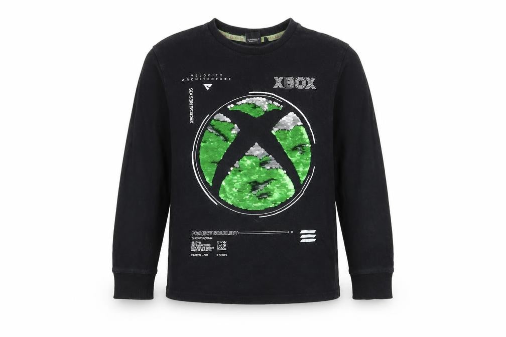 Next Boys Xbox Black Long Sleeve Graphic T-Shirt 11 Years