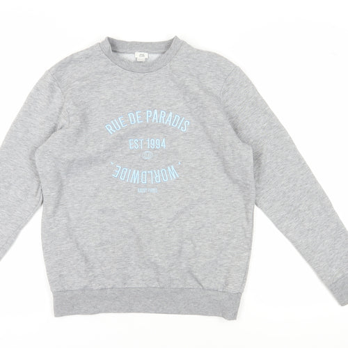 River Island Girls Grey Pullover Sweatshirt 13-14 Years