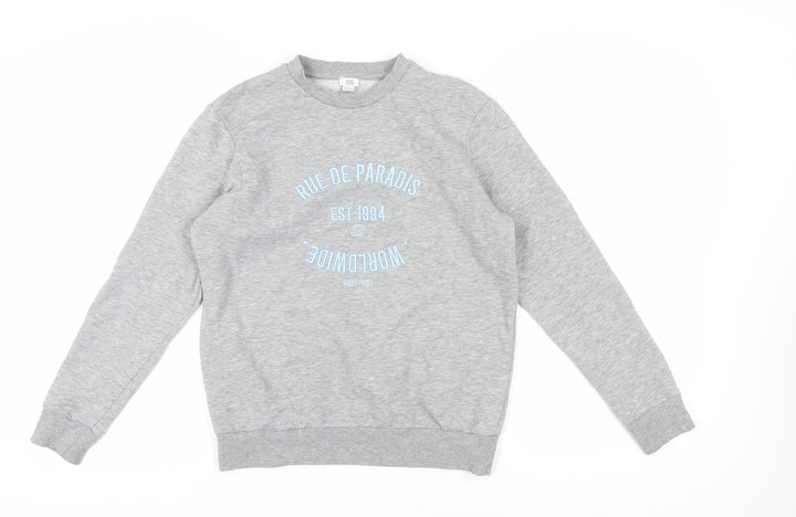 River Island Girls Grey Pullover Sweatshirt 13-14 Years