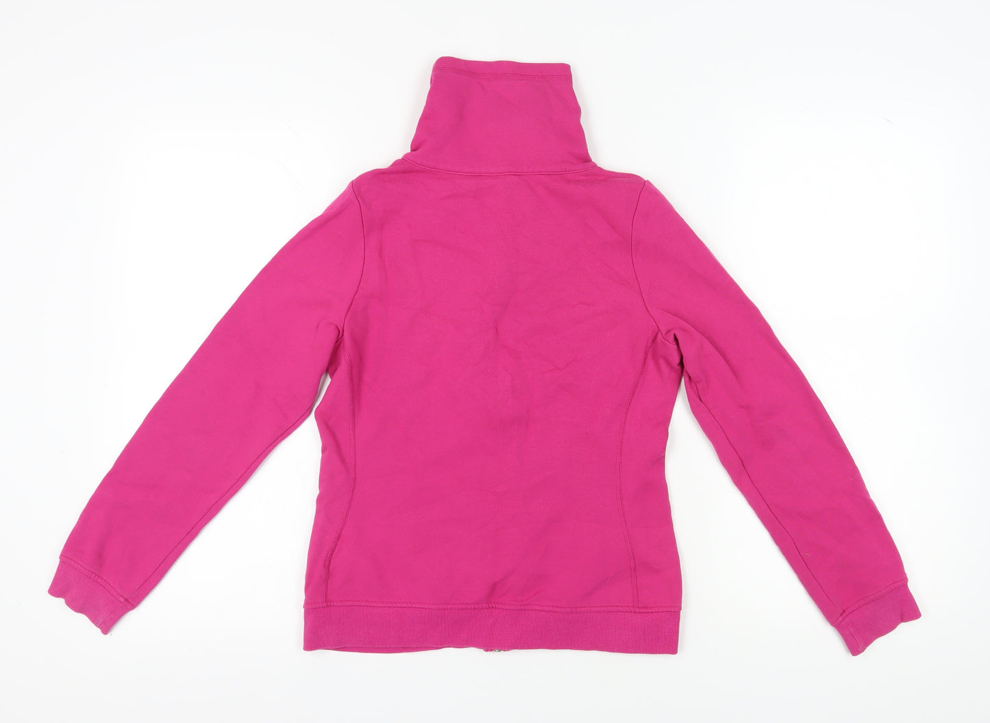 H&M Girls Pink Full Zip Sweatshirt 13-14 Years Casual