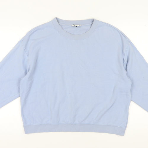 Monki Womens Blue Sweatshirt - L - Casual Pullover