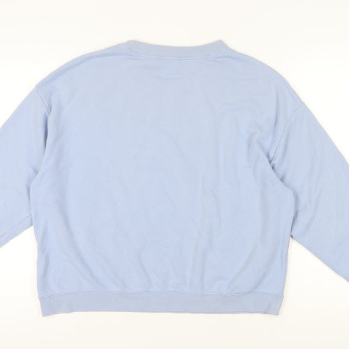 Monki Womens Blue Sweatshirt - L - Casual Pullover