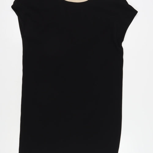 Moutaki Women's Black Shift Dress Size S Casual