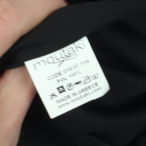 Moutaki Women's Black Shift Dress Size S Casual