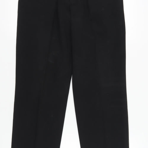Farah Unisex Black Straight Leg Trousers Size 34
