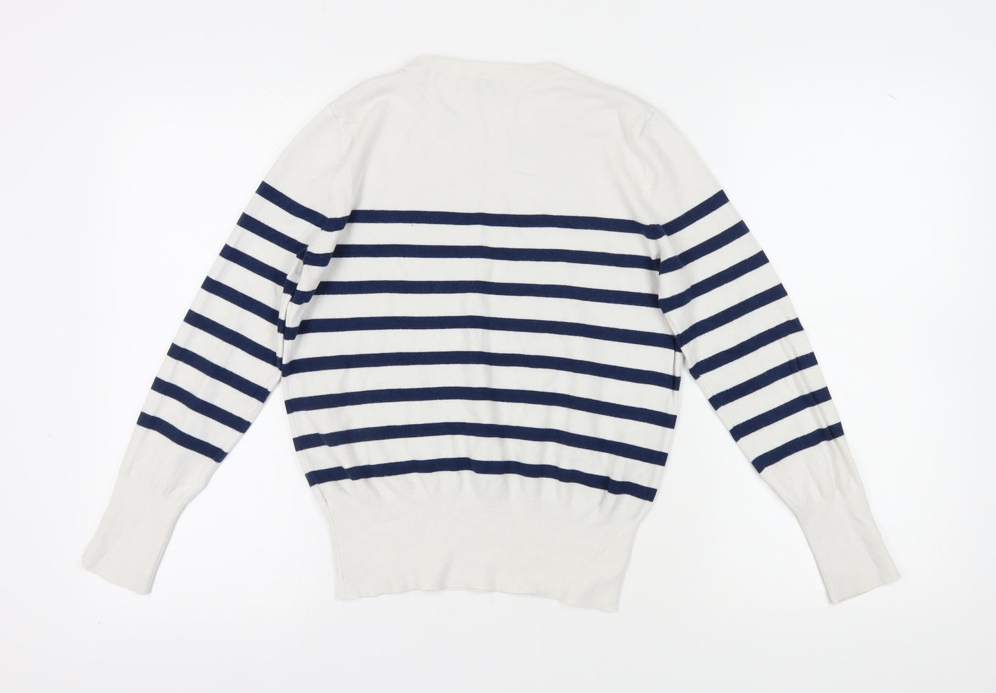 Friends Like These Women's Navy Stripe Jumper UK 14