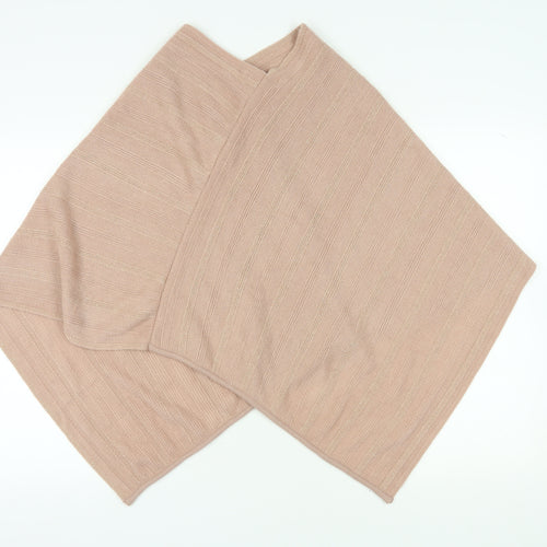 Next Women's Beige Poncho S/M Metallic Knit