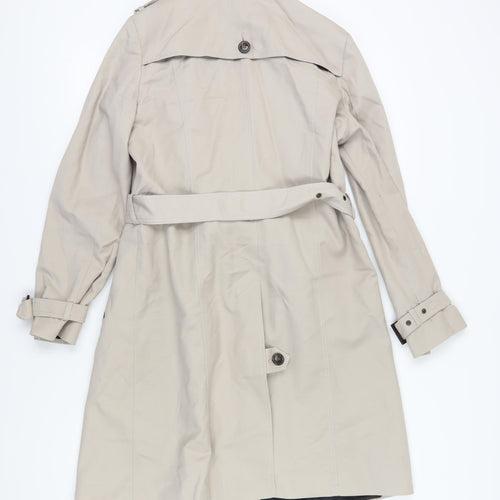 Debenhams Women's Beige Trench Coat Size 14 Classic