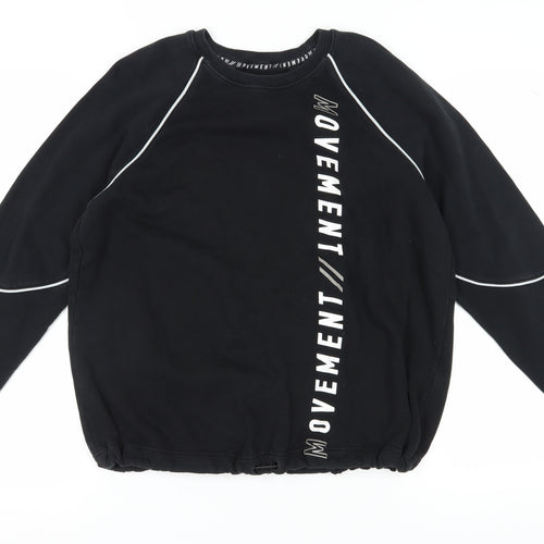 Next Unisex Black Pullover Sweatshirt Size 16
