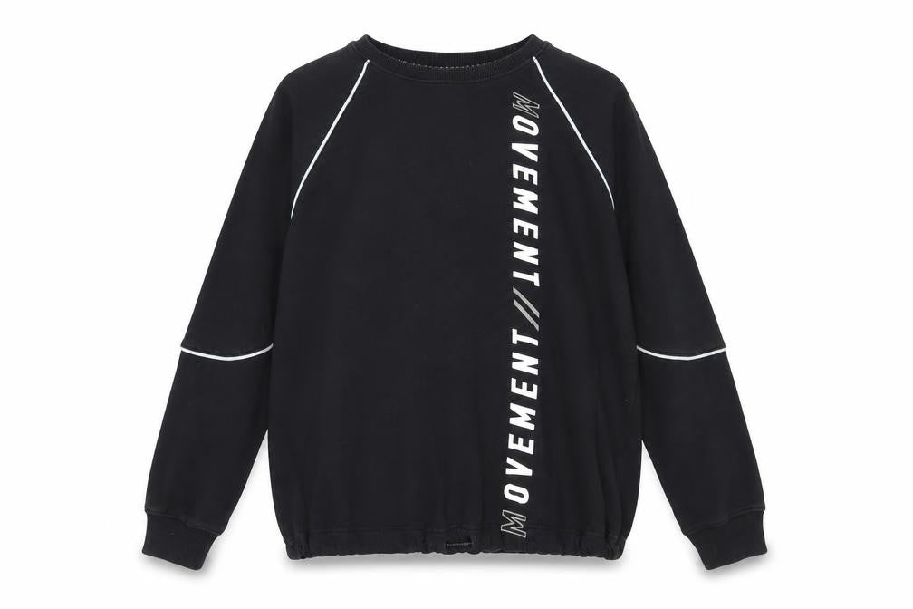 Front view of Next unisex black pullover sweatshirt, size 16