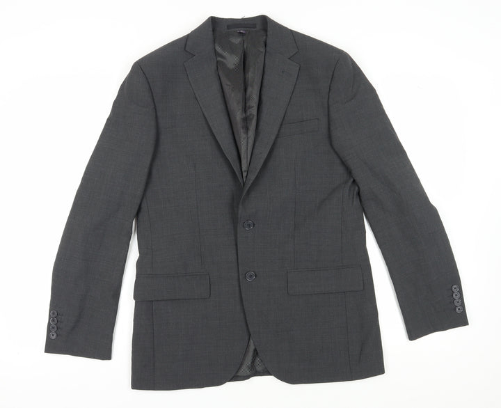 Marks and Spencer Men's Grey Suit Jacket 38R