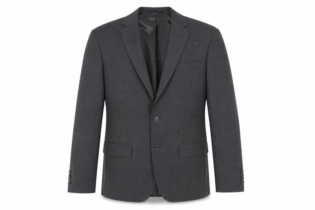 Front view of Marks & Spencer Men's Grey Suit Jacket 38R