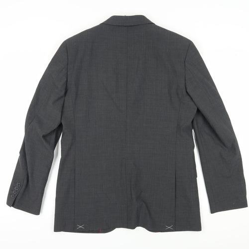 Marks and Spencer Men's Grey Suit Jacket 38R