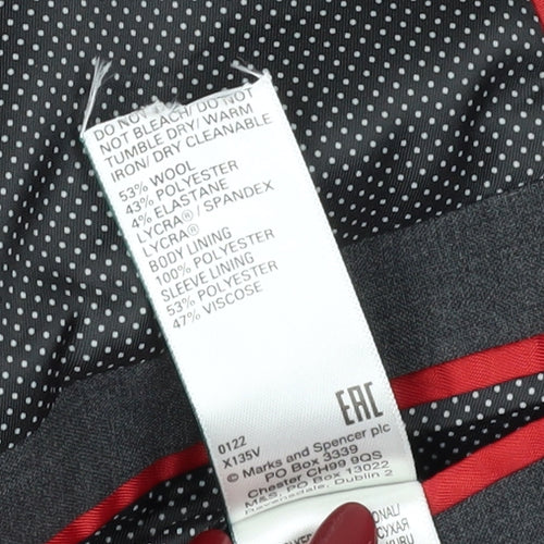 Marks and Spencer Men's Grey Suit Jacket 38R