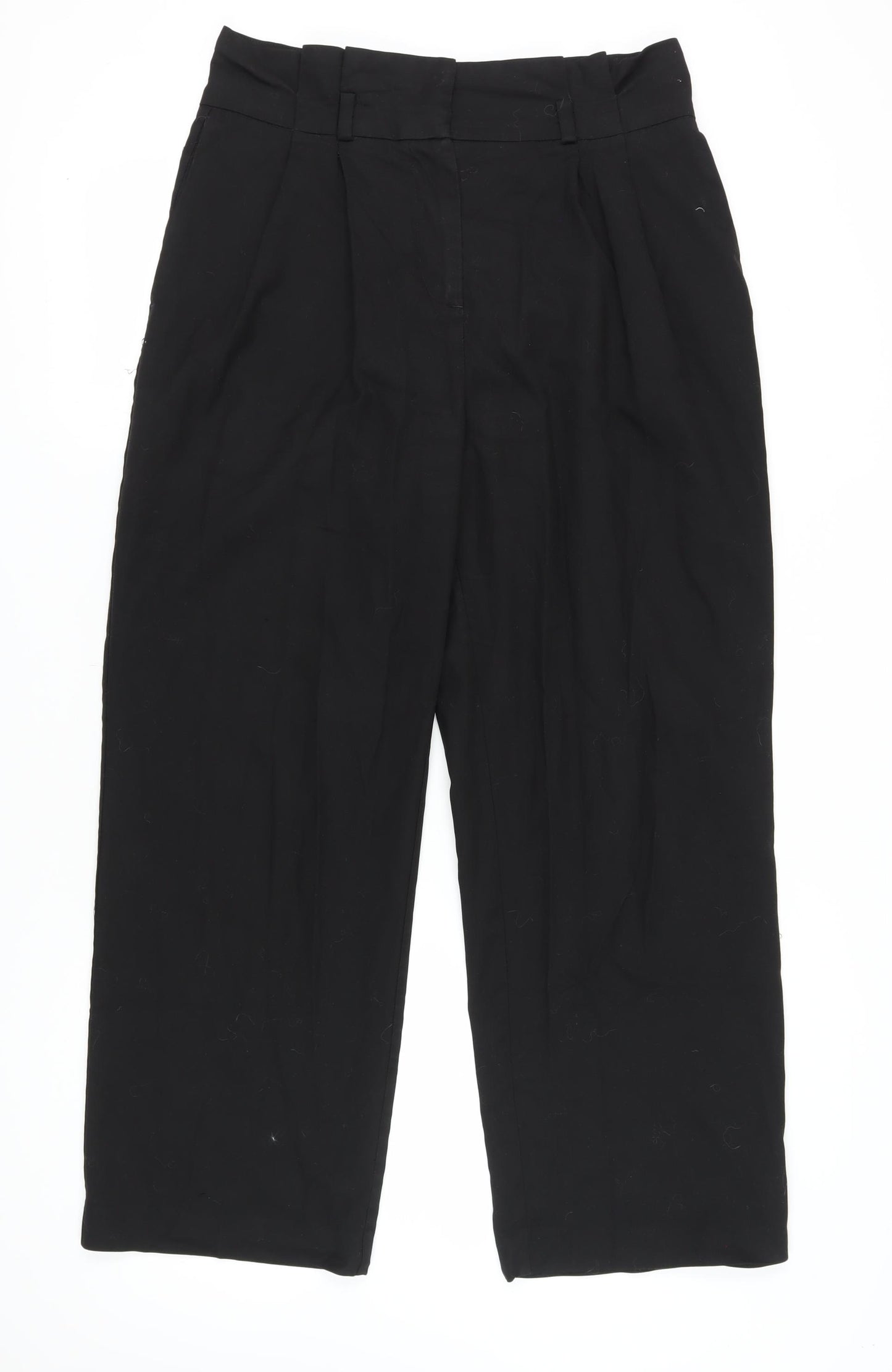 Monki Women’s Black Straight Trousers Size 14