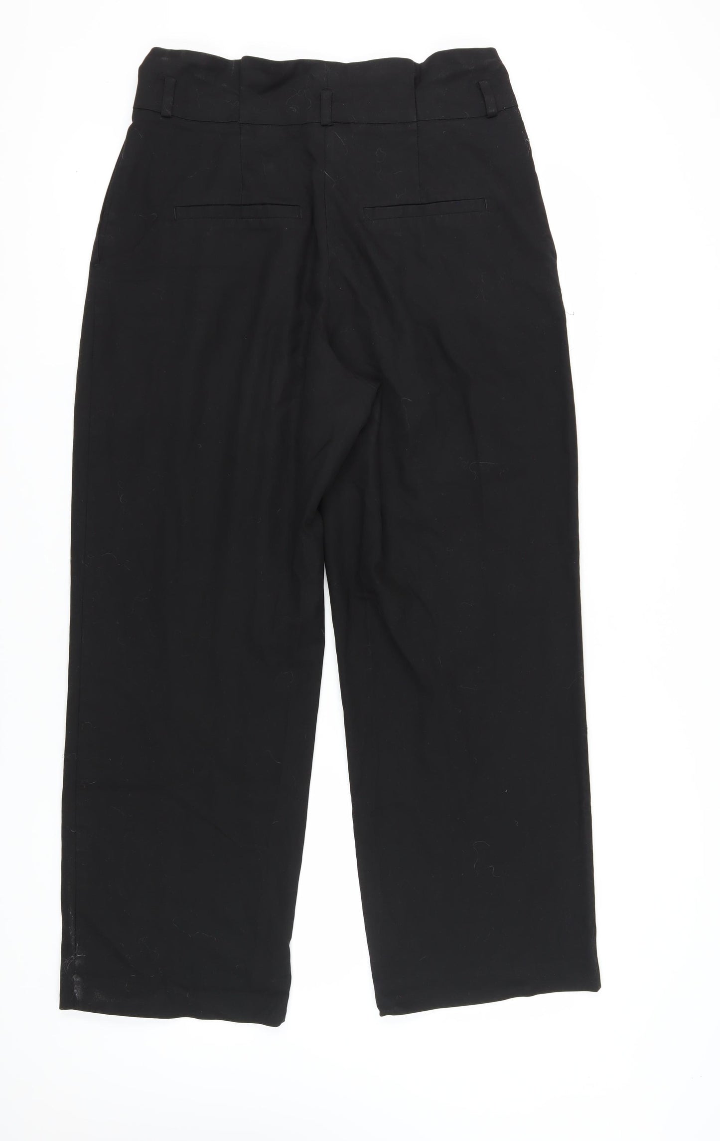 Monki Women’s Black Straight Trousers Size 14
