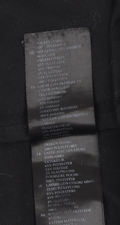 Monki Women’s Black Straight Trousers Size 14