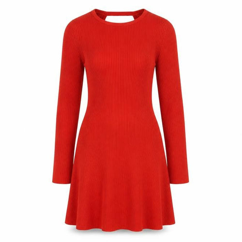 ASOS DESIGN Women's Red Fit & Flare Dress Size 6