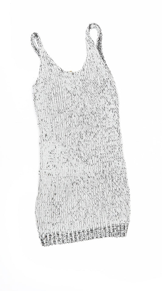 H&M Women's Grey Tank Dress Size 10 Knit Casual