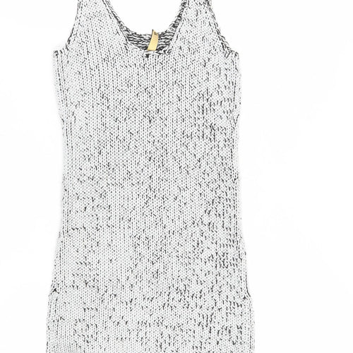 H&M Women's Grey Tank Dress Size 10 Knit Casual