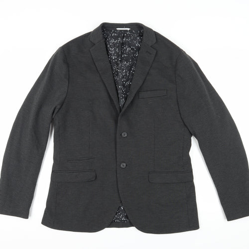 Selected Homme Men's Grey Slim Fit Blazer 42R
