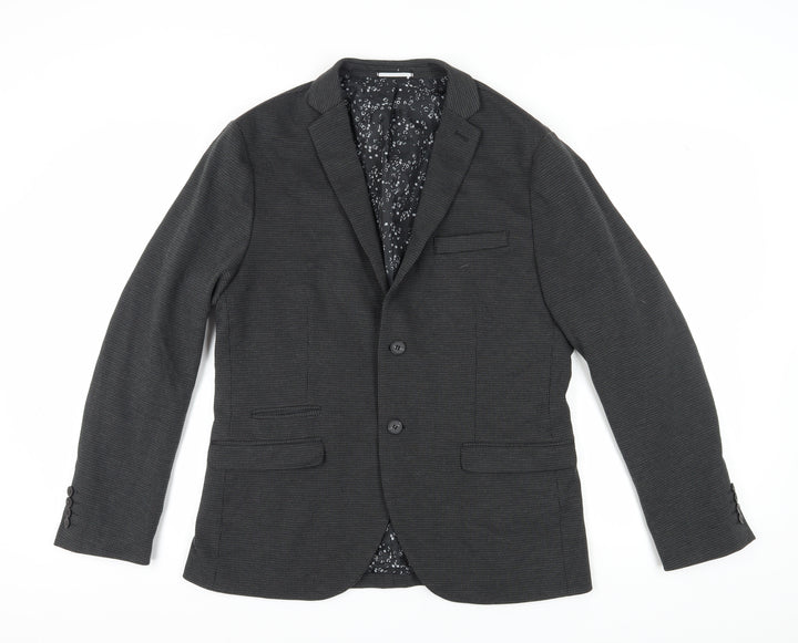 Selected Homme Men's Grey Slim Fit Blazer 42R