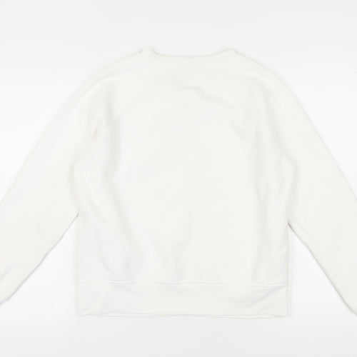 Marks and Spencer Women’s White Pullover Sweatshirt Size 10