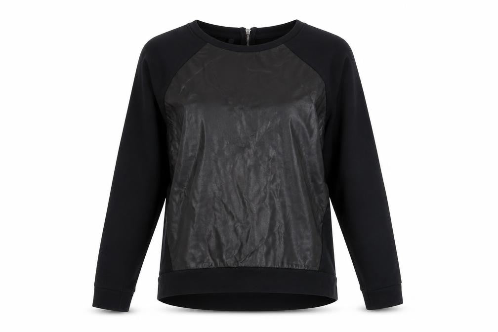 Front view of Next Women's Black Pullover Sweatshirt, size 14