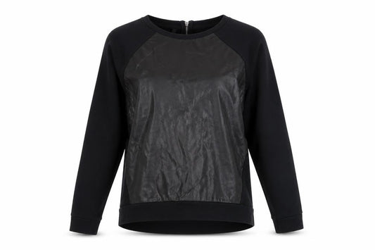 Front view of Next Women's Black Pullover Sweatshirt, size 14