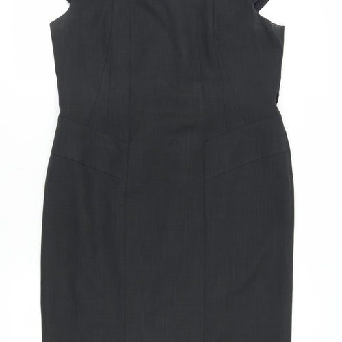Debenhams Women's Black Sheath Dress Size 18