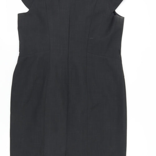 Debenhams Women's Black Sheath Dress Size 18