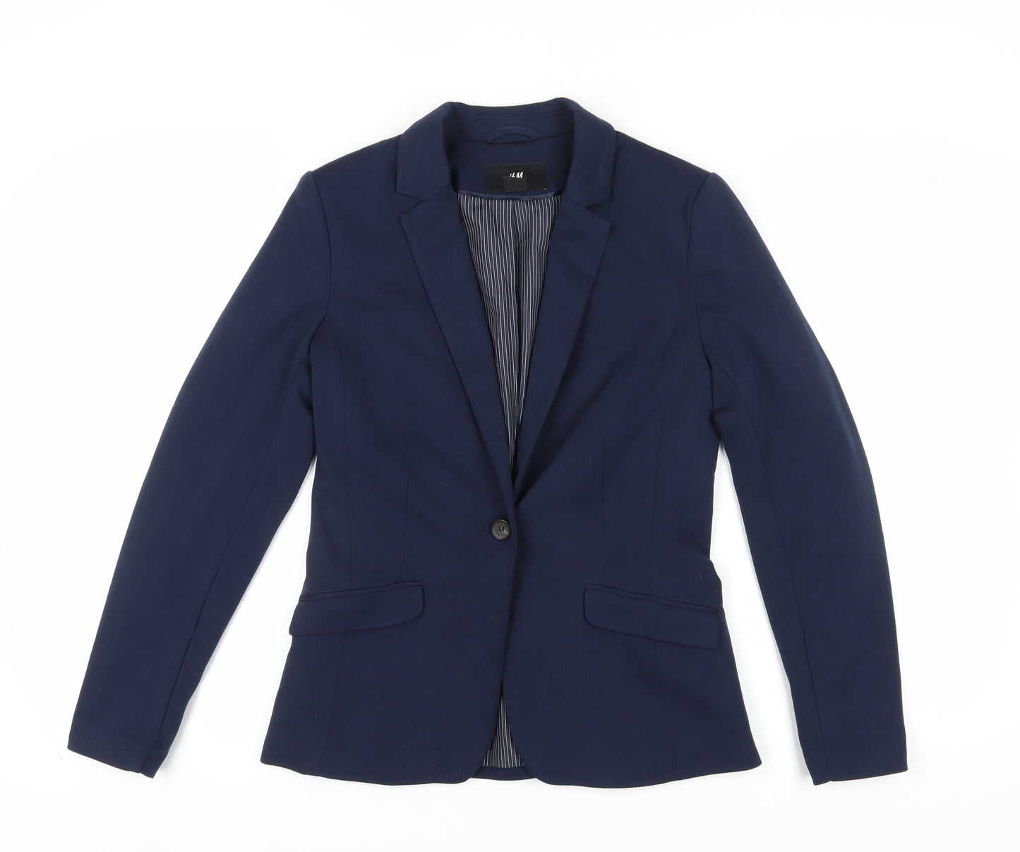 H&M Women's Blue Blazer, Size 10, Business Casual