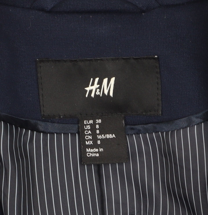 H&M Women's Blue Blazer, Size 10, Business Casual