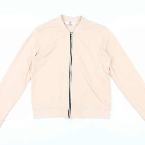 Missguided Beige Full Zip Women's M Sweatshirt