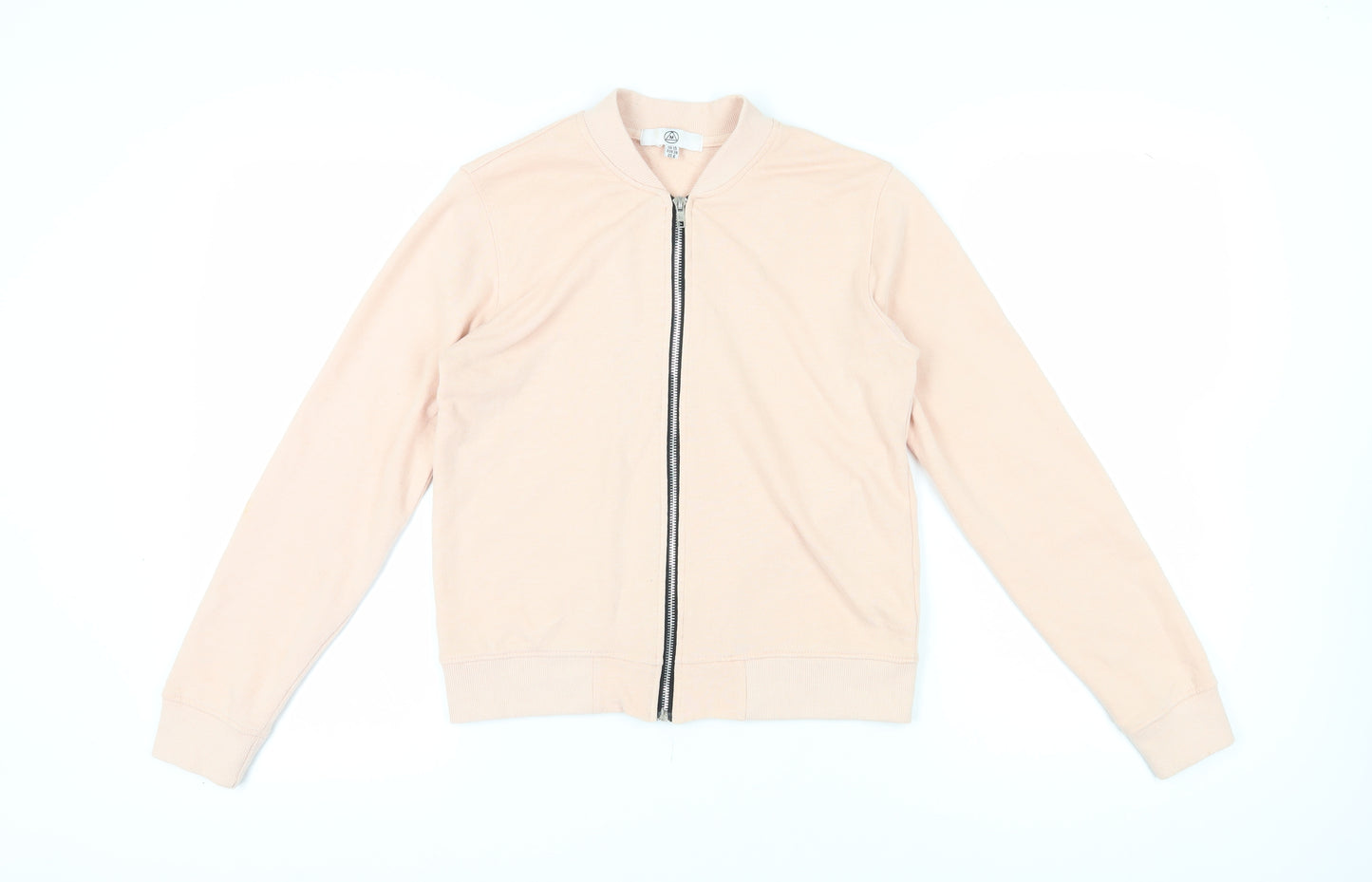 Missguided Beige Full Zip Women's M Sweatshirt