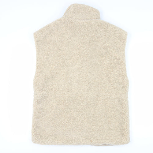 b.young Women's Beige Waistcoat Size 10 Sleeveless Casual