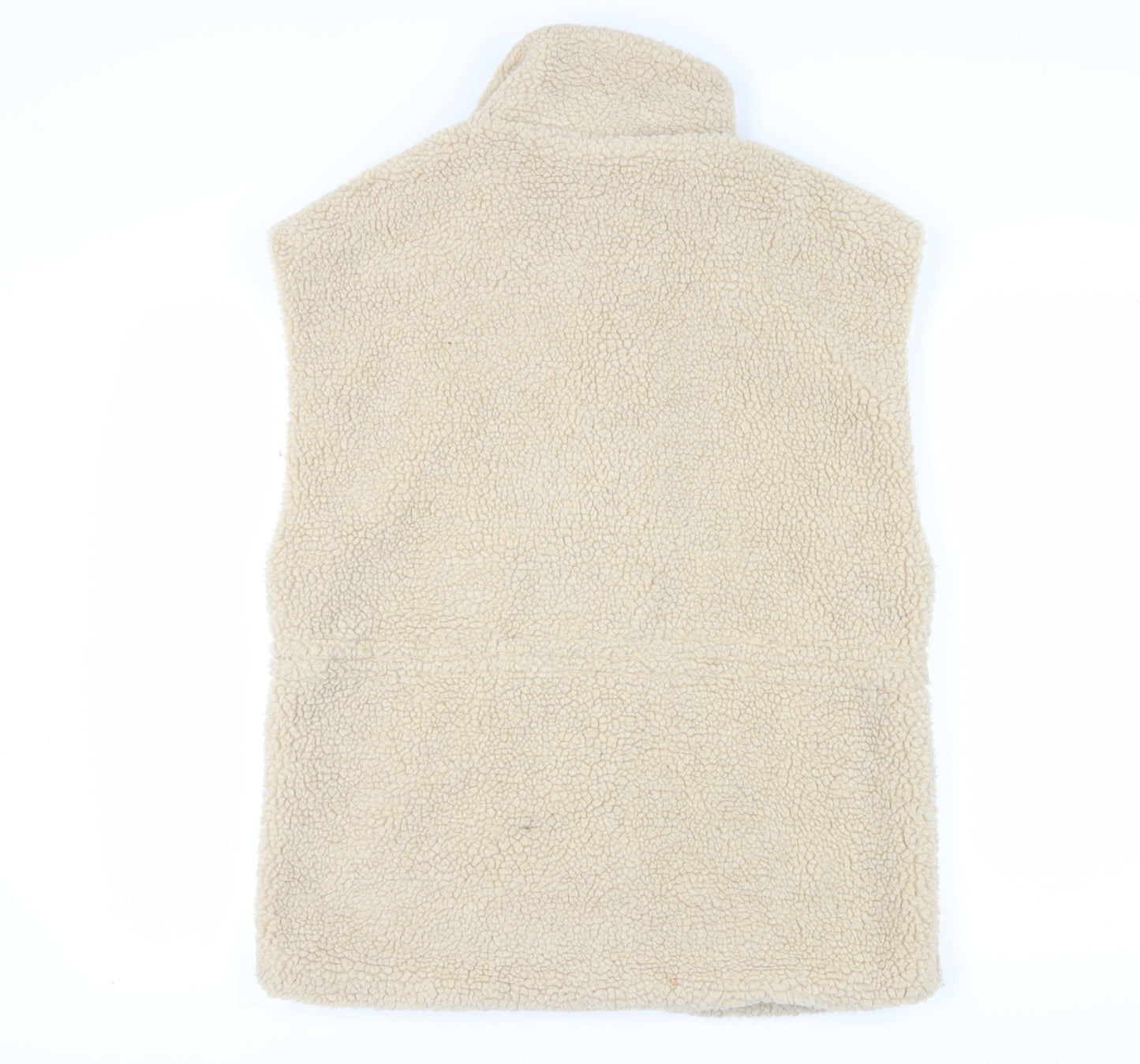 b.young Women's Beige Waistcoat Size 10 Sleeveless Casual