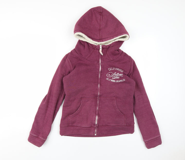 Soulcal & Co Women's Purple Full Zip Hoodie Size 10