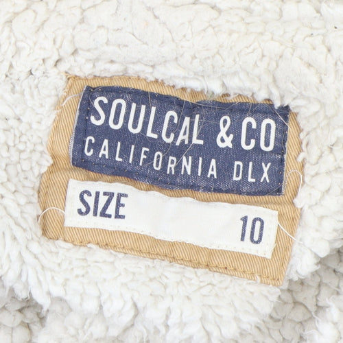 Soulcal & Co Women's Purple Full Zip Hoodie Size 10