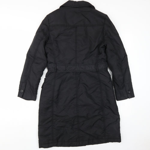 Thom Women's Black Belted Trench Coat Size 4