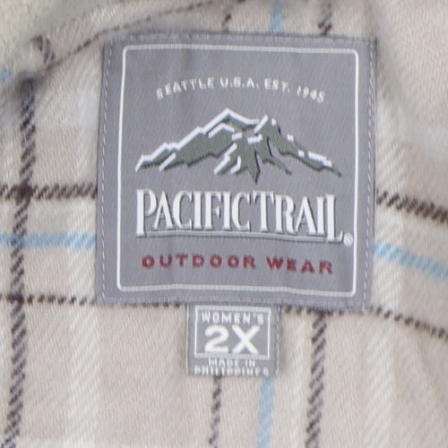 Pacific Trail Women's Beige 2XL Jacket Casual Outdoor