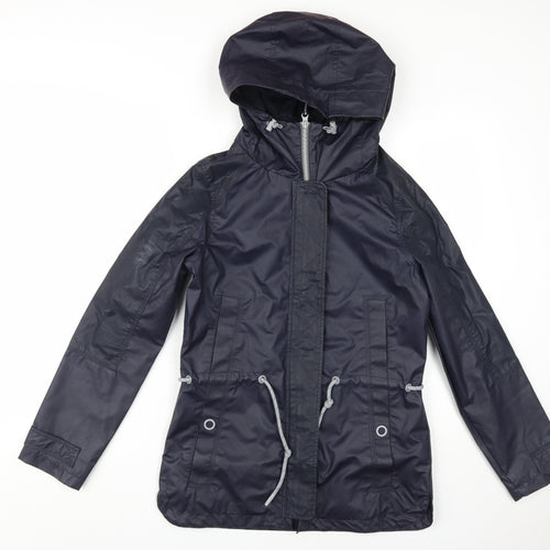Next Women’s Black Hooded Parka Jacket Size 6