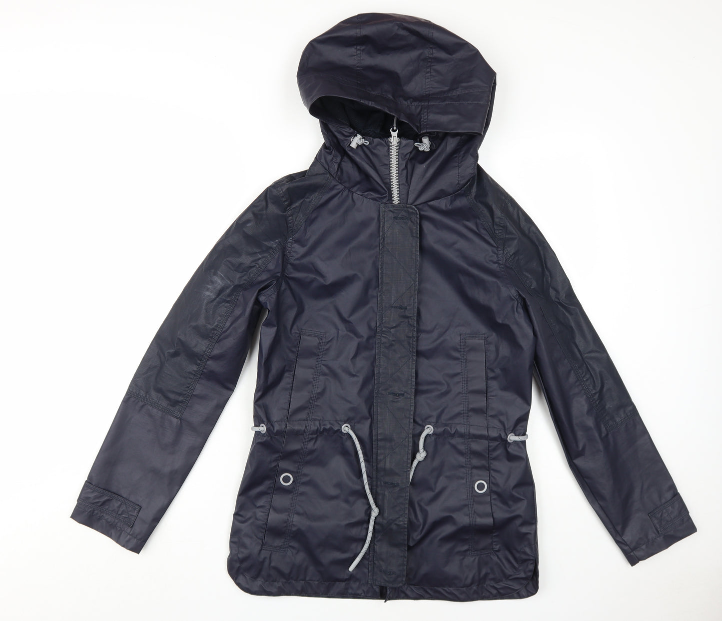Next Women’s Black Hooded Parka Jacket Size 6